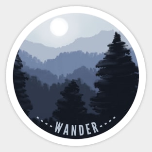 Wander Sticker